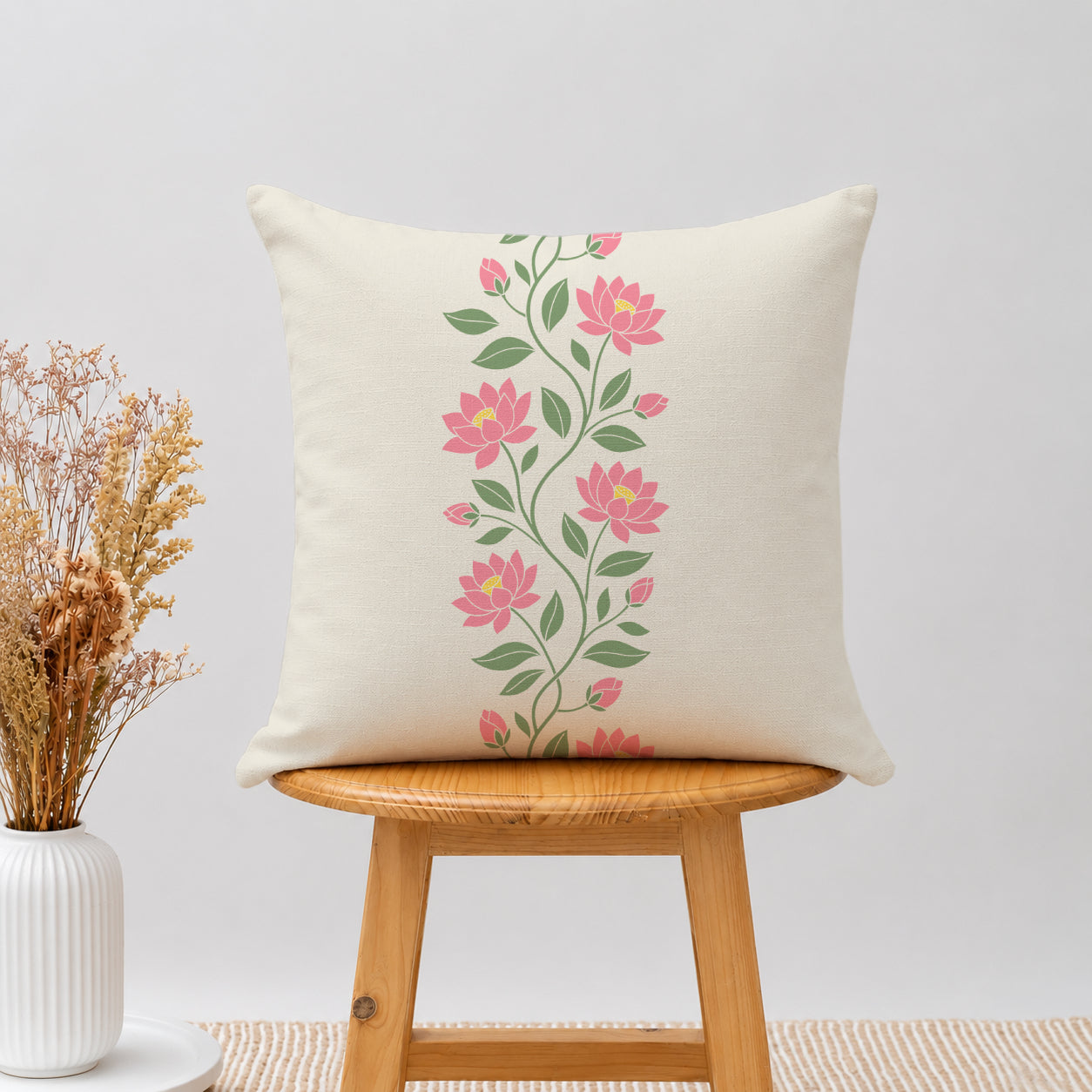 100% Cotton Cushion Cover 16"x16"