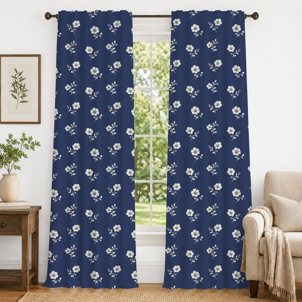 100% cotton curtain for living room - Light Reduction - Single Piece