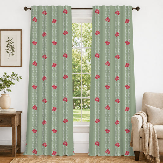 100% cotton curtain for living room - Light Reduction - Single Piece