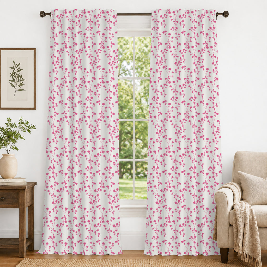 100% cotton curtain for living room - Light Reduction - Single Piece