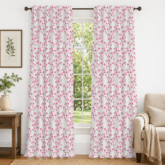 100% cotton curtain for living room - Light Reduction - Single Piece