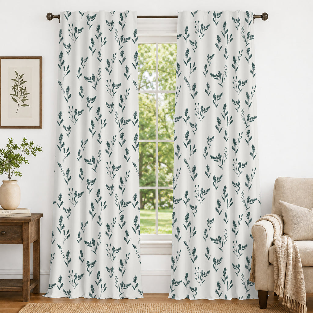 100% cotton curtain for living room - Light Reduction - Single Piece