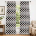 100% cotton curtain for living room - Light Reduction - Single Piece