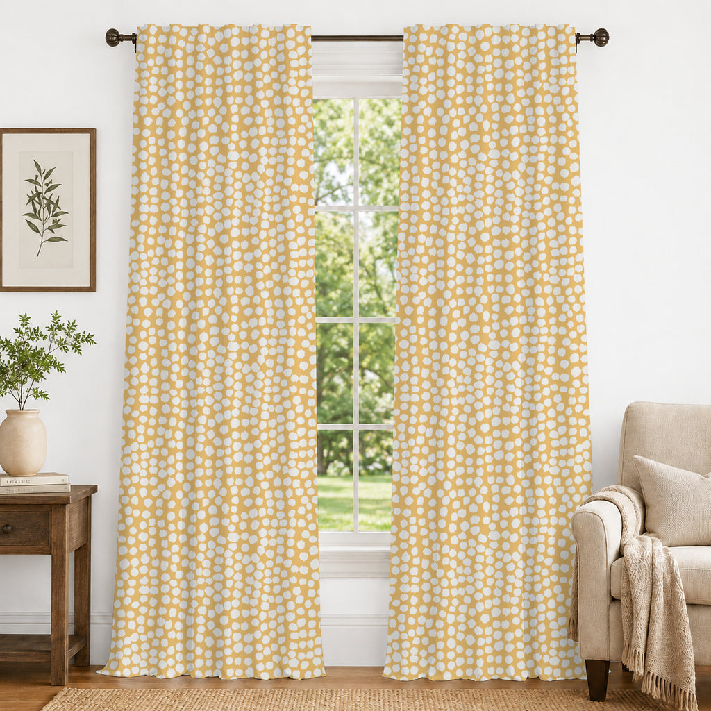 100% cotton curtain for living room - Light Reduction - Single Piece