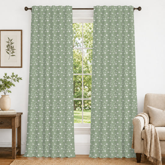 100% cotton curtain for living room - Light Reduction - Single Piece