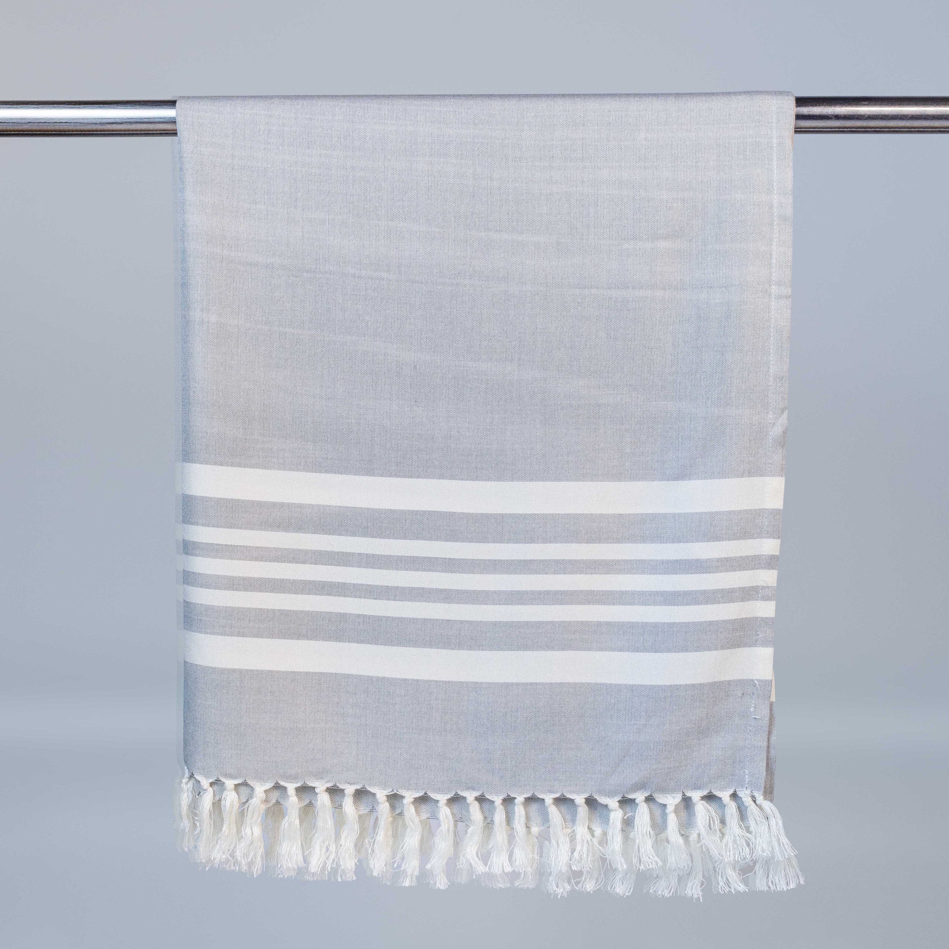 Silver Grey Bamboo Bath Towel 75x150cm