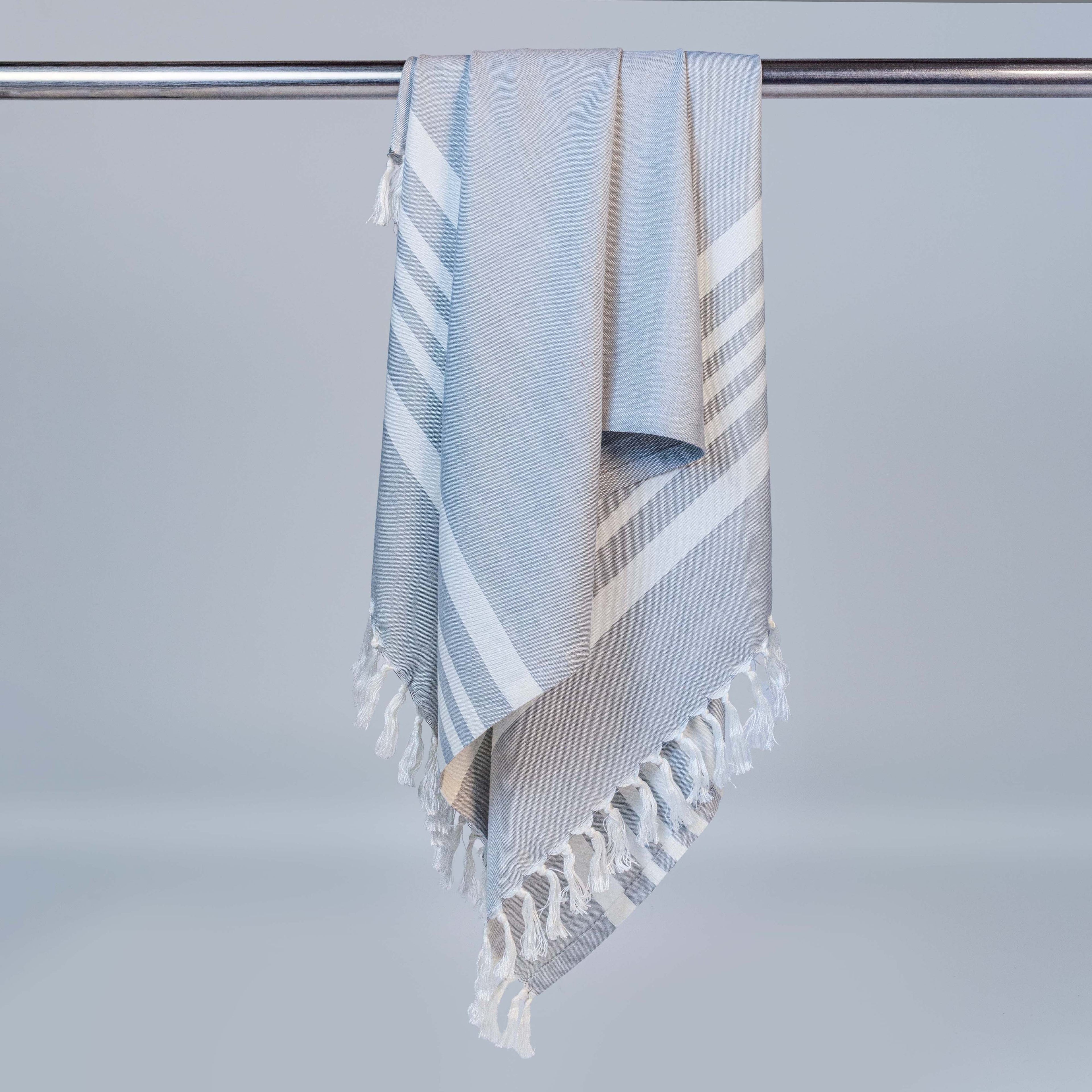 Silver Grey Bamboo Bath Towel 75x150cm
