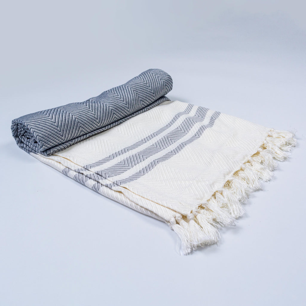 Black Bamboo Bath Towel 75x150cm (Silky Soft)