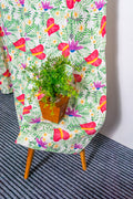 Palm Blossom 100% cotton curtain for living room - Light Reduction - Single Piece
