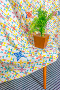 Pastel Dotscape 100% cotton curtain for living room - Light Reduction - Single Piece