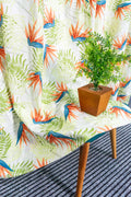 Paradise Flight 100% cotton curtain for living room - Light Reduction - Single Piece