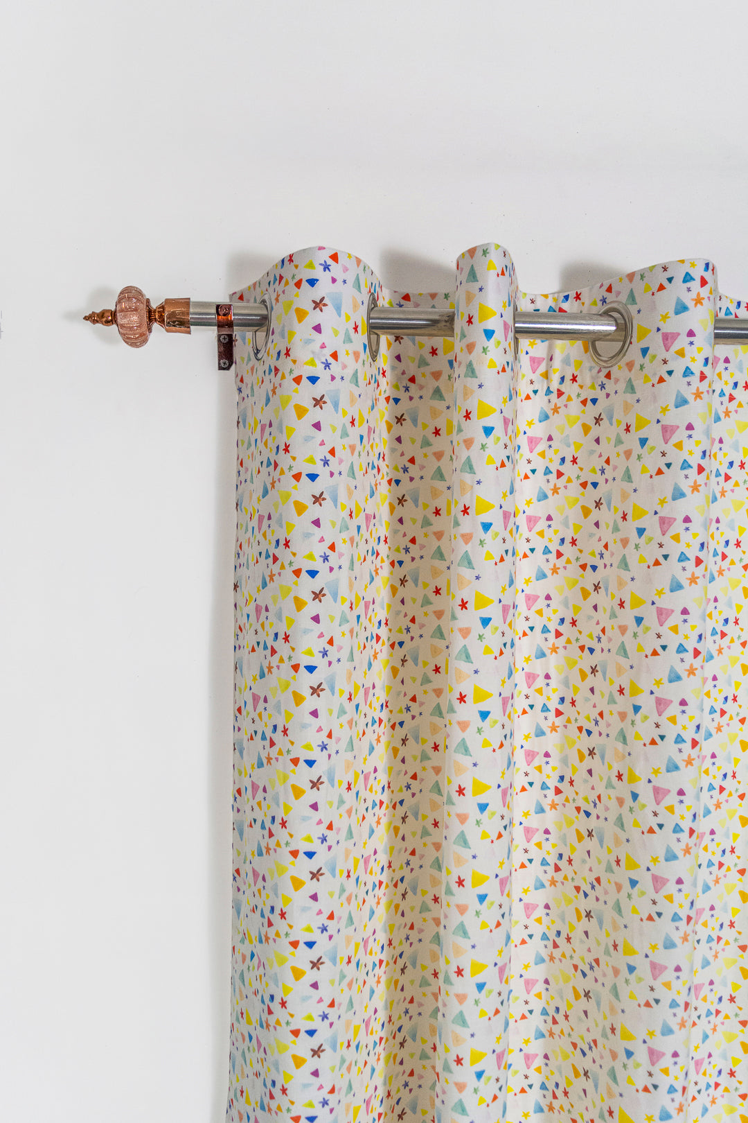 Soft Sprinkle 100% cotton curtain for living room - Light Reduction - Single Piece