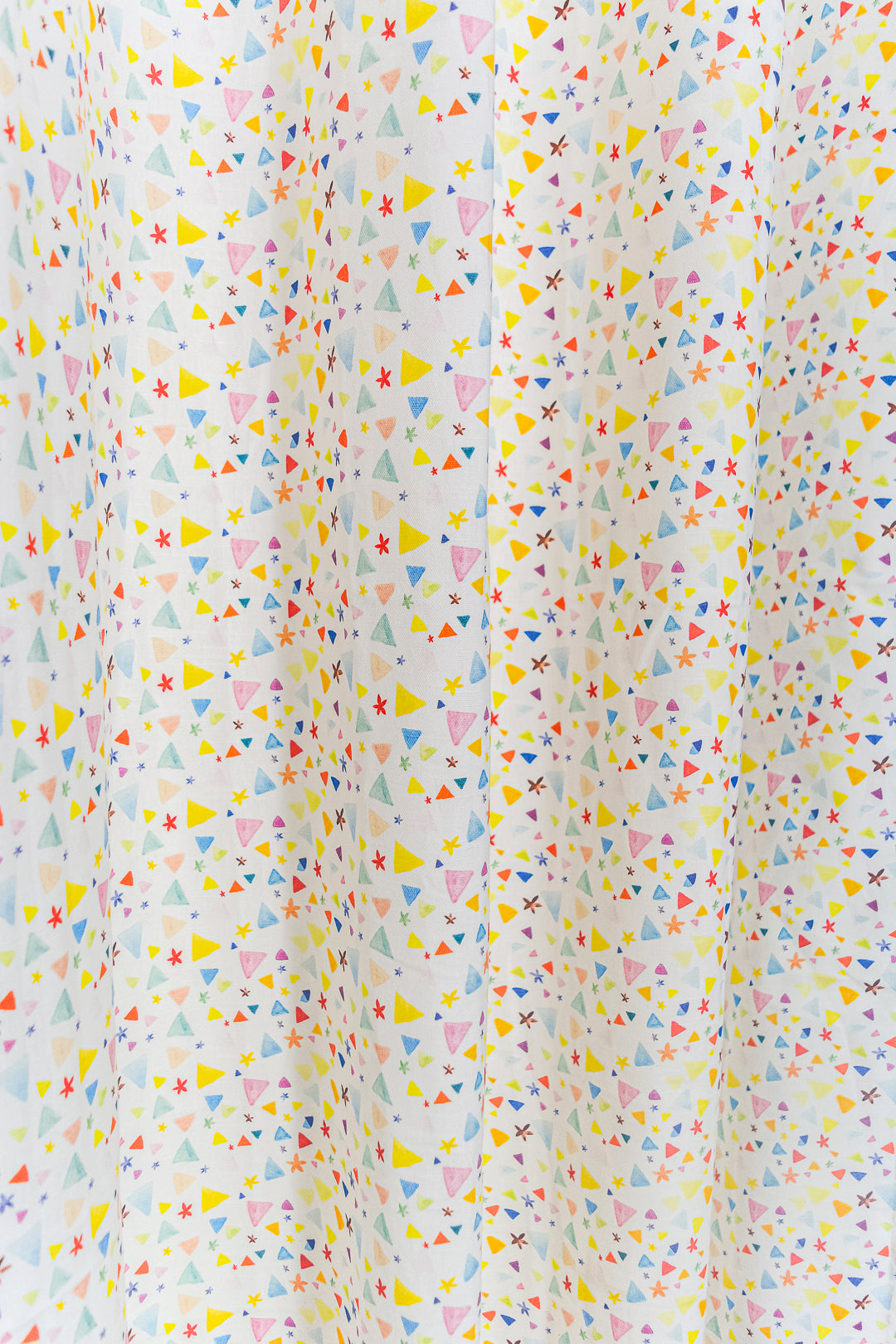 Soft Sprinkle 100% cotton curtain for living room - Light Reduction - Single Piece