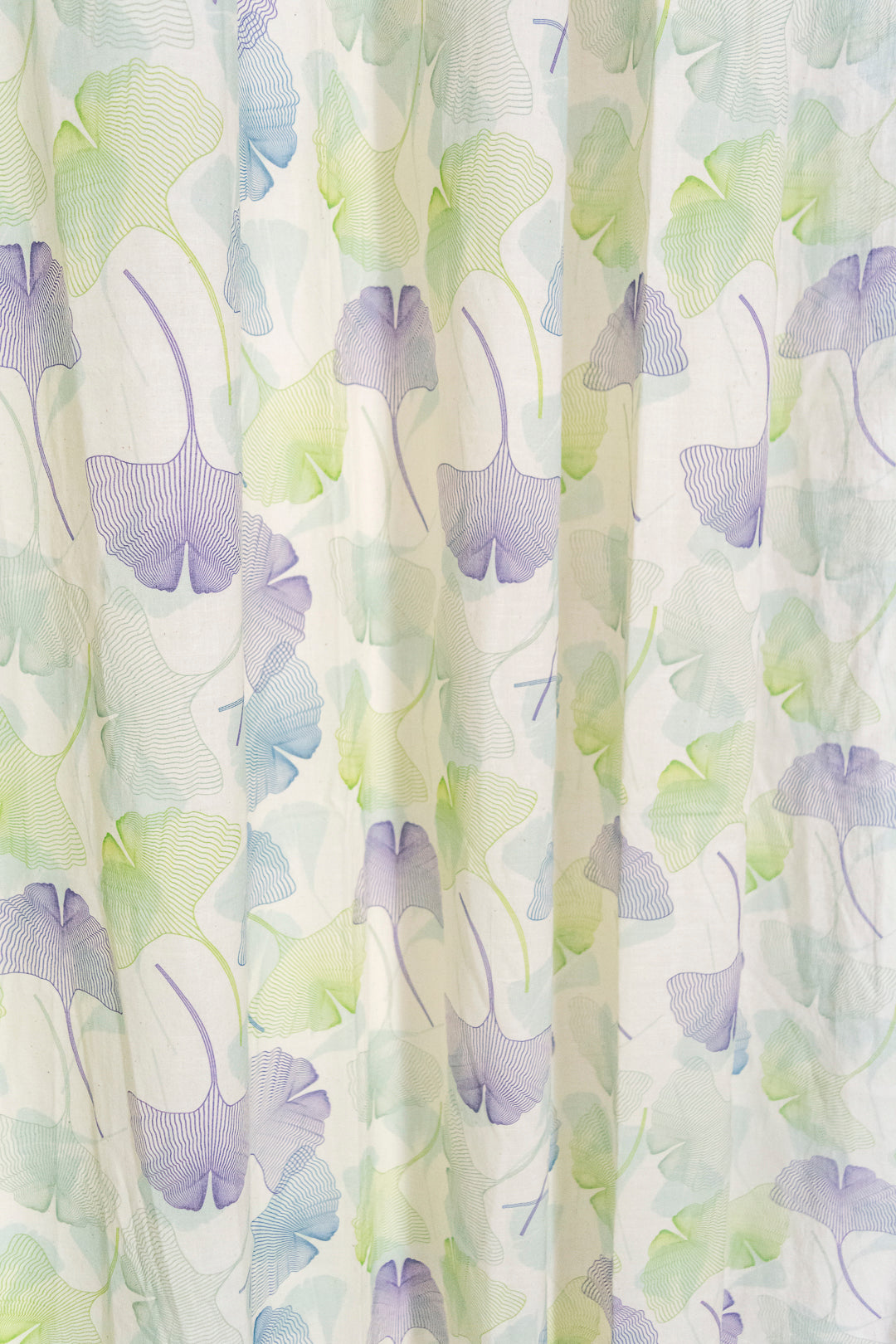 Spring Calm 100% cotton curtain for living room - Light Reduction - Single Piece