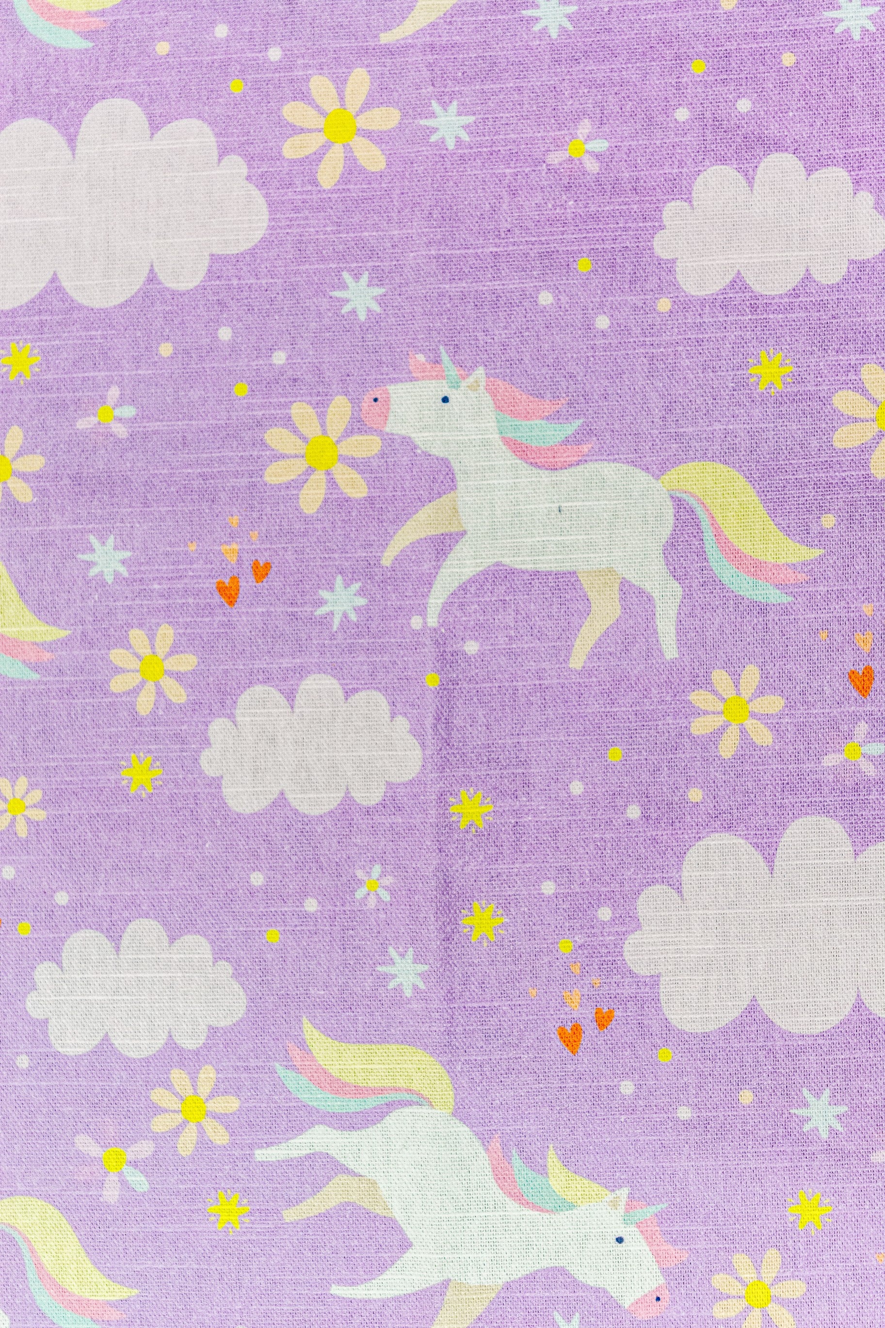 Unicorn 100% cotton curtain for Kids living room - Light Reduction - Single Piece
